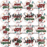 Vintage Holly  Edible Toppers - (20 Toppers)