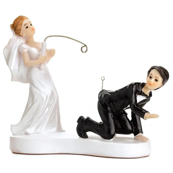 Wedding Couple Fishing 13cm