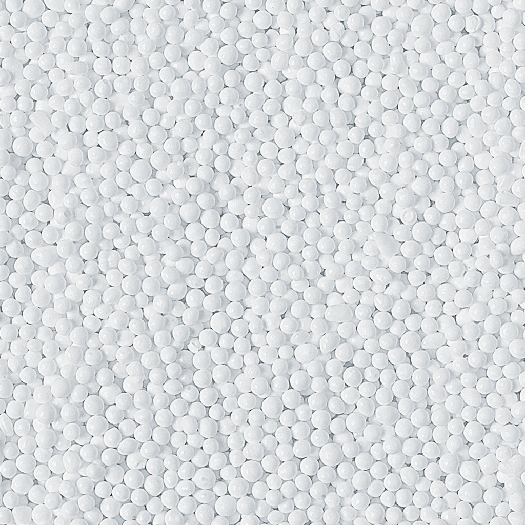 SUGAR SISTERS - Matt  White Non Pareils 80g