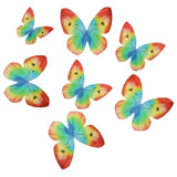 WILTON Wafer Butterflies Rainbow Set 8