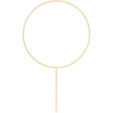 Wooden Cake Topper Hoop 24.5cm