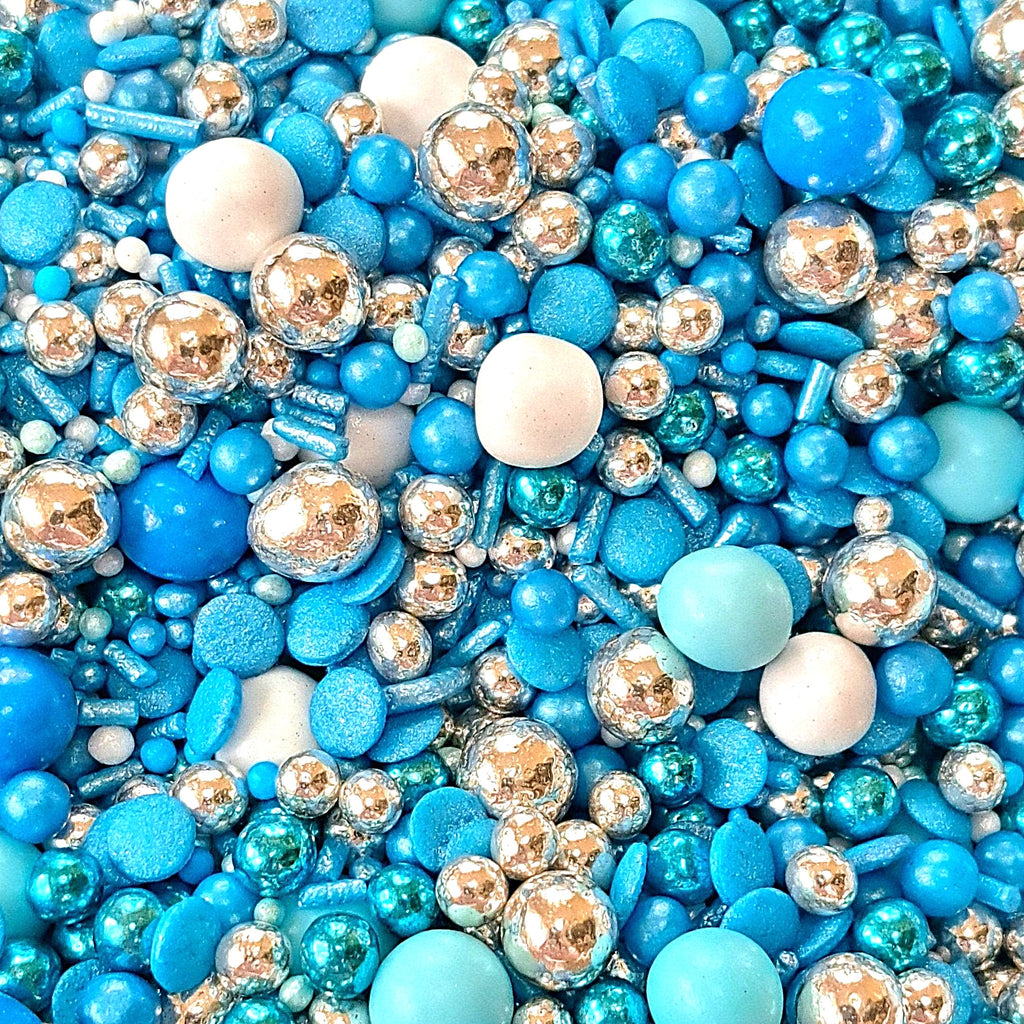 SUGAR SISTERS - Blue Lagoon Sprinkle Mix 80g