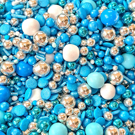 Baby Blue Foil Cupcake Cases Pk 24