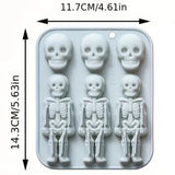 SUGAR SISTERS - Small Skeleten & Skull Mould