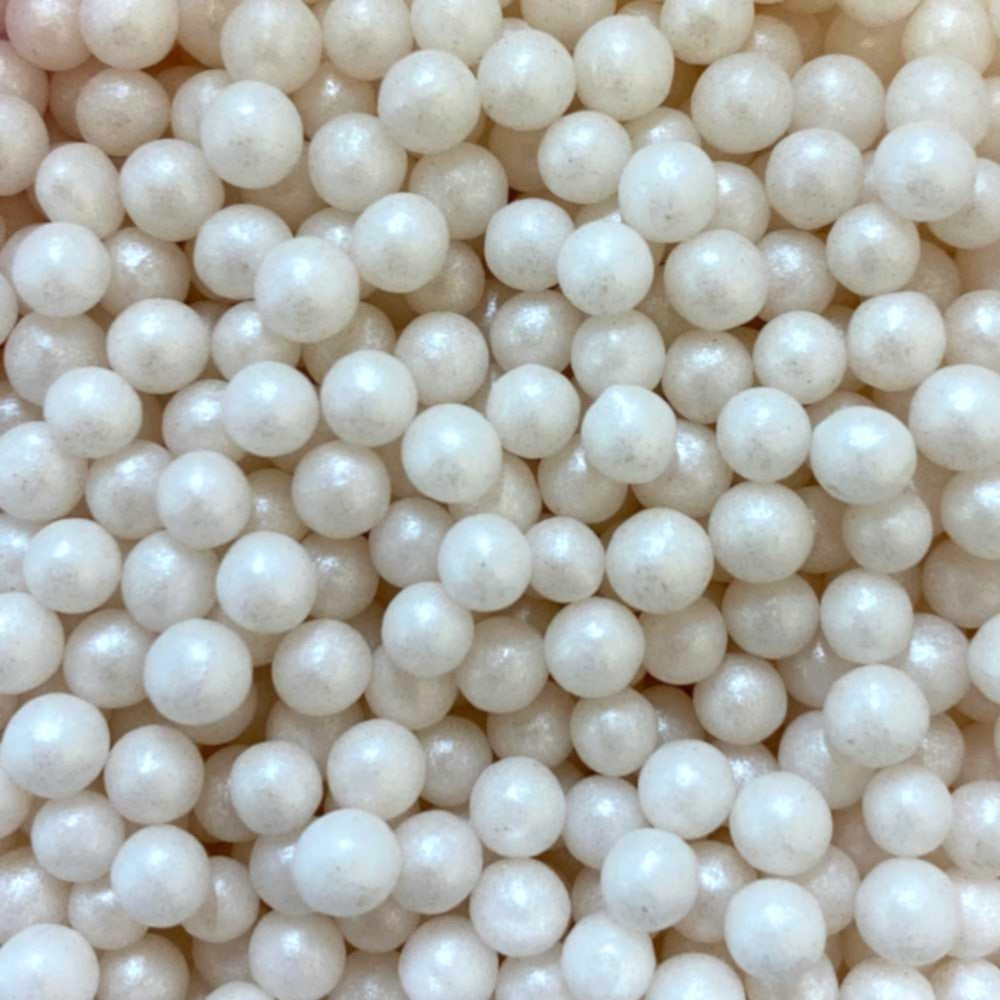 SUGAR SISTERS - Shimmer Pearls Mother of Pearl 4mm