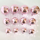 SUGAR SISTERS - Pink Mirror Ball Set Pk 12