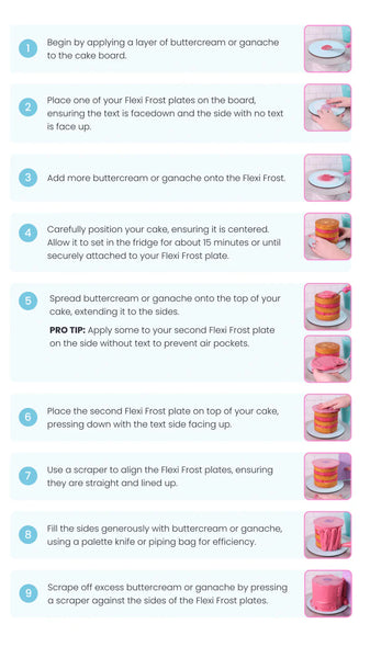 FROST FORM - Flexi Frost Ganache Plates Set 2 (Asstd Sizes)