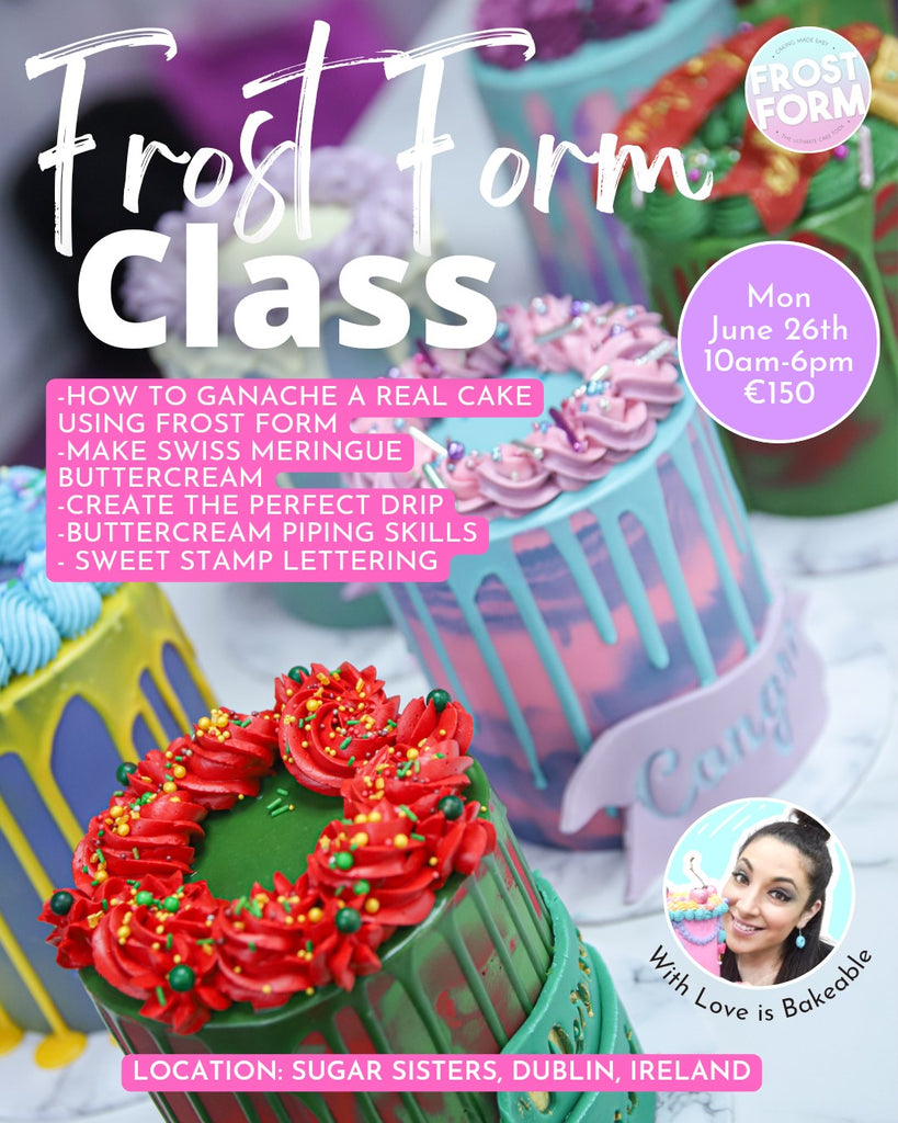 FROST FORM Cake Class Mon June 26th (REAL CAKE) (SOLD OUT)