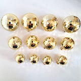 SUGAR SISTERS - Gold Mirror Ball Set Pk 12