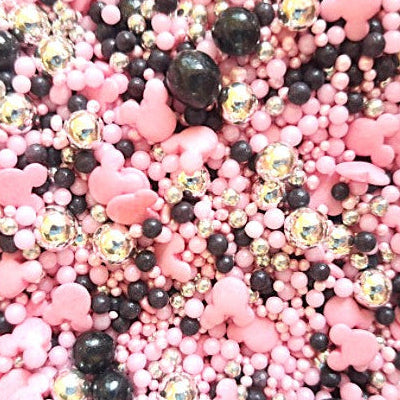 SUGAR SISTERS - Mini Me Pink Sprinkle Mix 80g