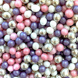 SUGAR SISTERS - Glimmer Pearls Twinkle Ice Pink Mix 4mm  80g