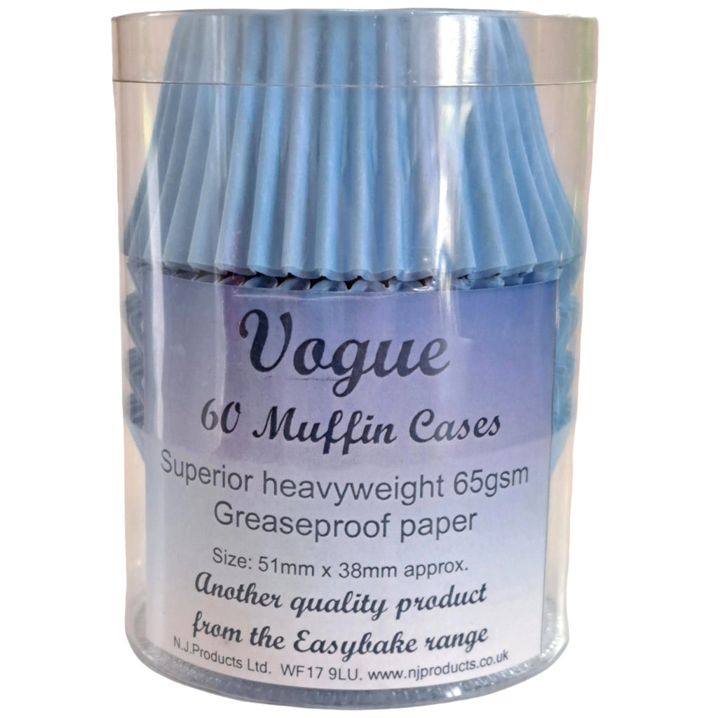 Blue Muffin Cases Pk 60