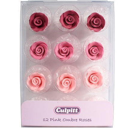20mm Pink Ombre Sugar Roses