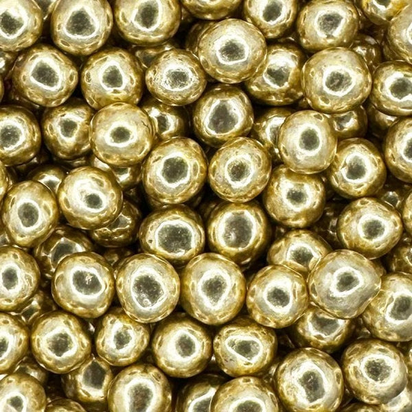 SUGAR SISTERS- Chocoballs Mini Crispy Metallic Light Gold 5mm 80g