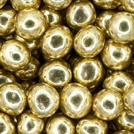 SUGAR SISTERS- Chocoballs Metallic Gold Large 10mm 80g