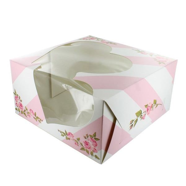Pink Heart Cake Box - 10" X 5"