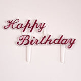 Happy Birthday Hot Pink Pick