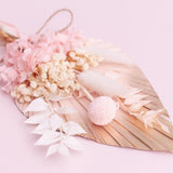 Gold,Pink & White Palm Spear Bouquet