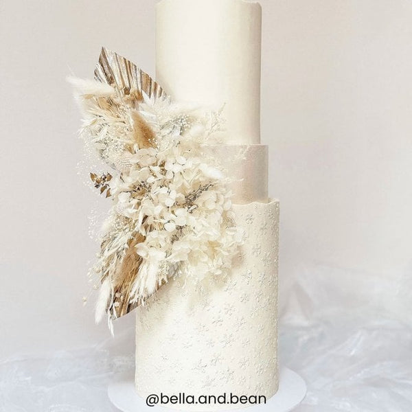 Gold & White Palm Spear Bouquet