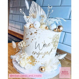 Gold & White Palm Spear Bouquet