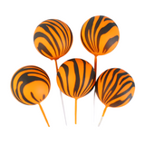 SUGAR SISTERS - Tiger Print Cake Ball Set Pk 5