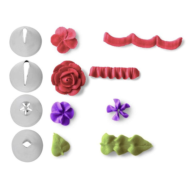 Wilton Flower and Leaf Tip Set