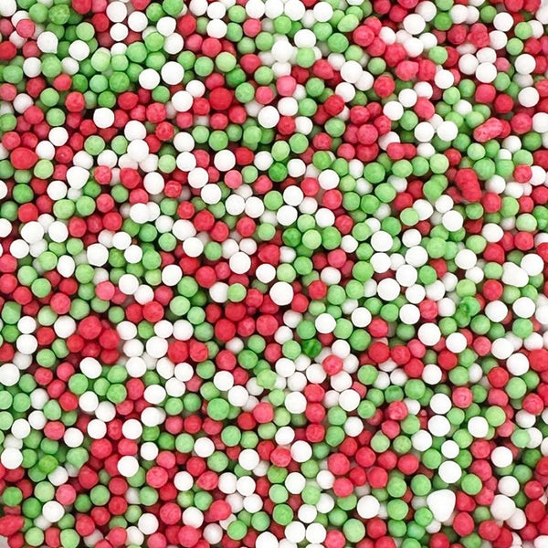 SUGAR SISTERS - Xmas Non Pareils Sprinkles 80g