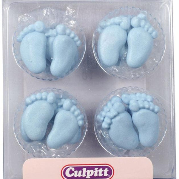 Blue Feet Sugar Decs 12pcs