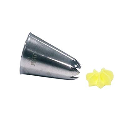 1J Small Curved Star Savoy Piping Nozzle