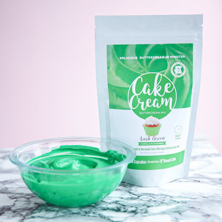 Cake Cream - Sage Green - Vanilla - 400g