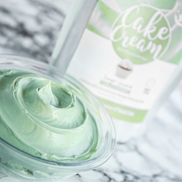 Cake Cream - Sage Green - Vanilla - 400g