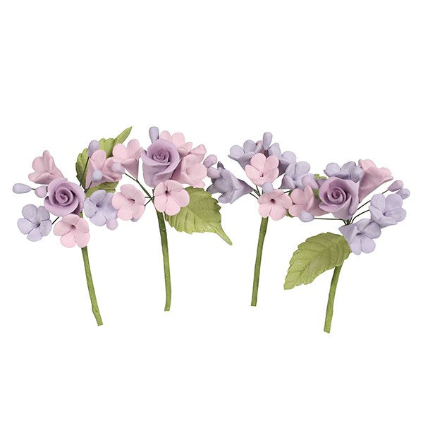 House of cake - 4 Mini Sugar Flower Sprays Lilac