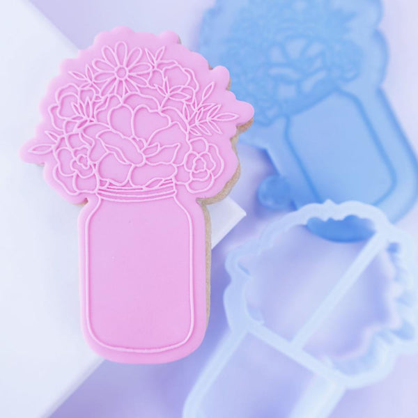 Floral Jar OUTboss STAMP N CUT