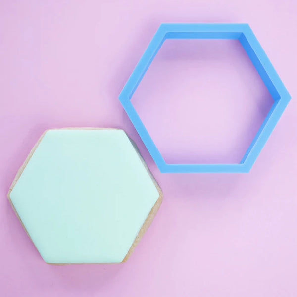 Large Hexagon Cookie Cutter - Sweet Stamp