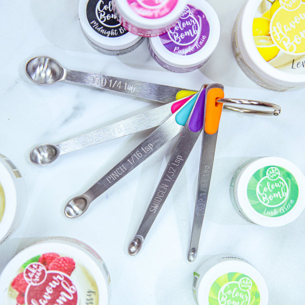 Colour Bomb - Mini Measuring Spoons (Set of 5)
