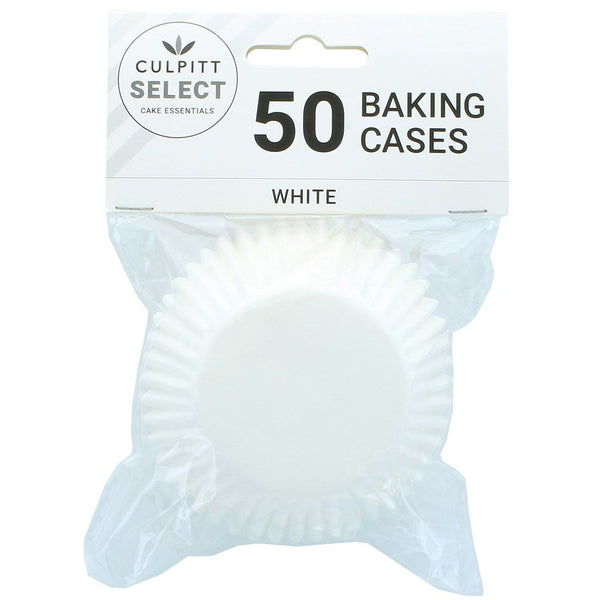 Cupcake Cases White Pk 50