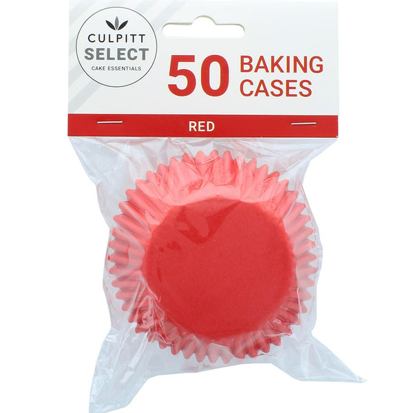 Cupcake Cases Red Pk 50
