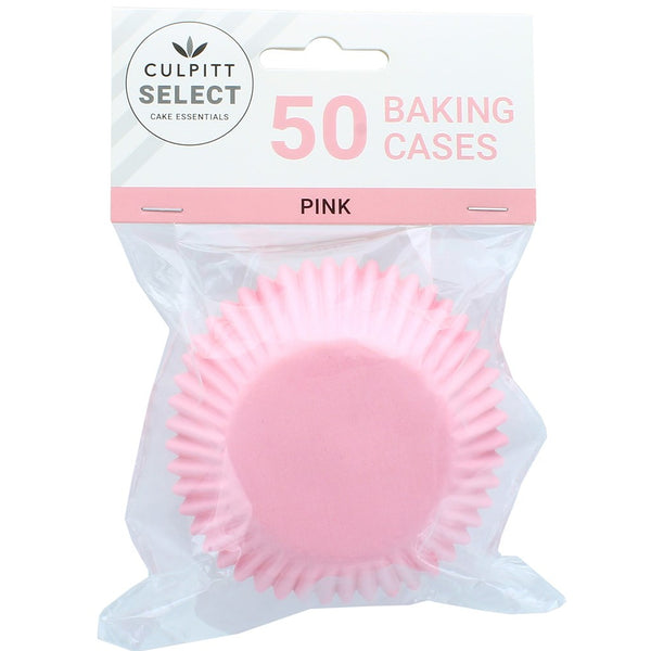 Cupcake Cases Pink Pk 50