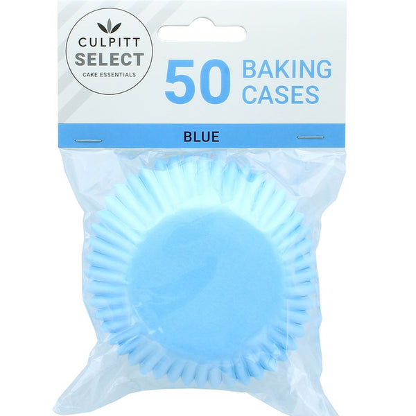 Cupcake Cases Blue Pk 50