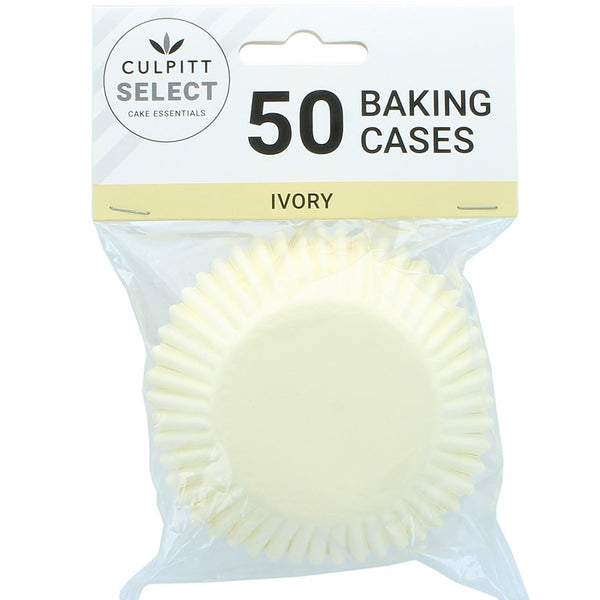 Cupcake Cases Ivory Pk 50