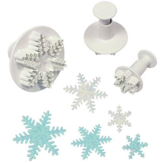 PME Snowflake Plunger Cutter Set 3