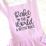 Bake the World  Apron - SWEET STAMP