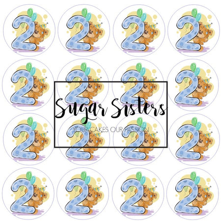 SUGAR SISTERS - Zebra Print Cake Ball Set Pk 5