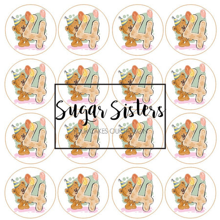 SUGAR SISTERS - Zebra Print Cake Ball Set Pk 5