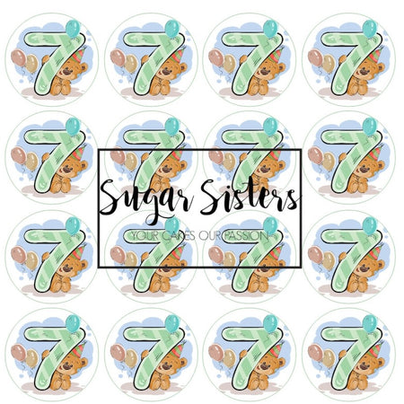 SUGAR SISTERS - Zebra Print Cake Ball Set Pk 5