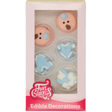 Baby Boy Sugar Decorations 12 Pcs  FunCakes
