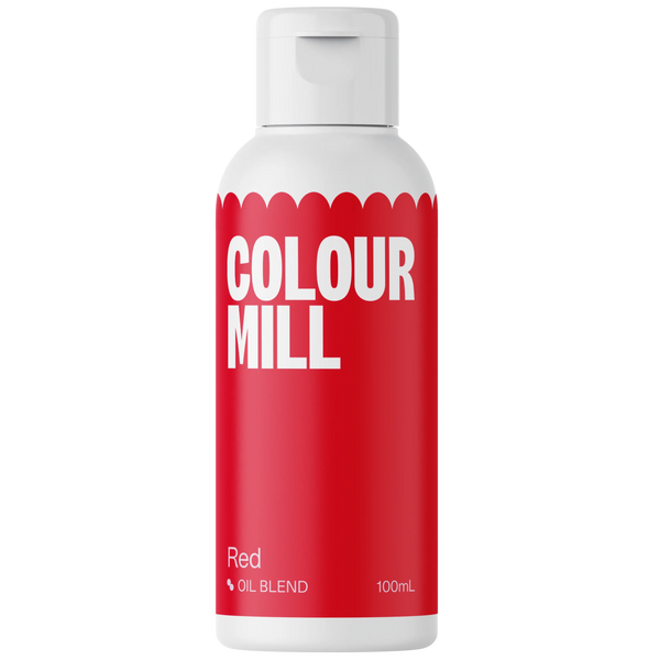 Colour Mill - Oil based colouring -100ml  Red (Large)
