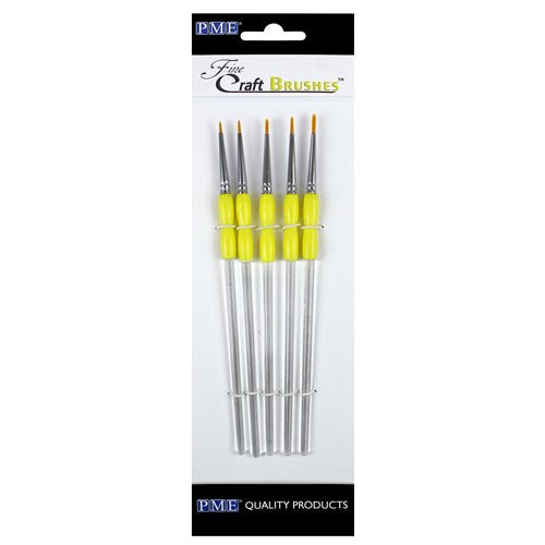 PME Craft Paint Brushes Fine Set 5