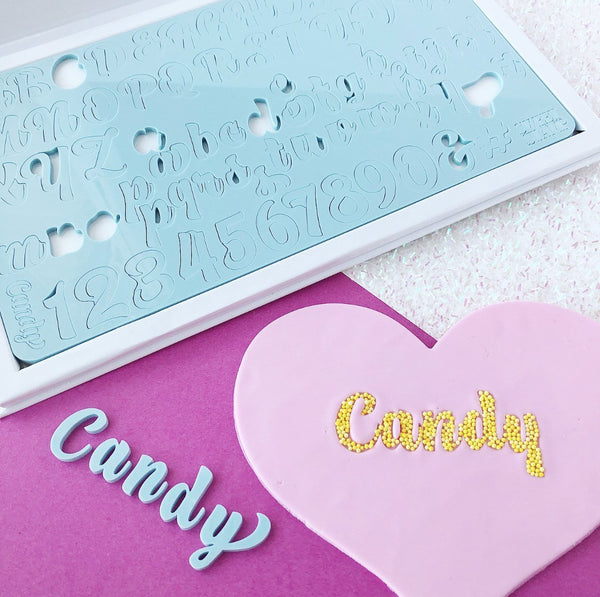 Candy Uppercase, Lowercase, Numbers & Symbols SWEET STAMP