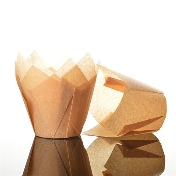 Caramel Tulip Cases Pk 50